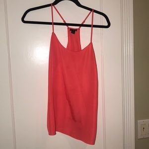JCrew Silk Tank in Pink